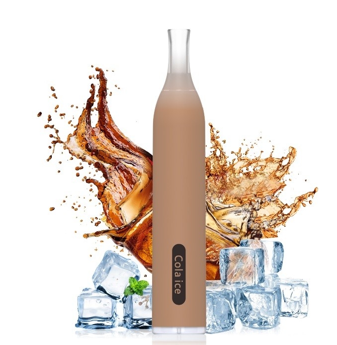 Oil Storage Cotton Roll Cola Ice Disposable Vape Pen 1.8ohm 600Puffs Nic Salt 5%