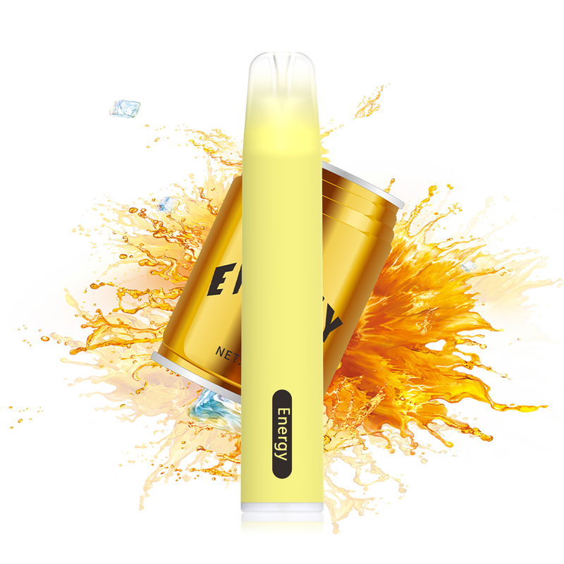 PC Non Rechargeable E Liquid Cigarette Redbull Flavor 1500Puff Flat Mouth 46G